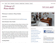 Tablet Screenshot of libertyspiano.com